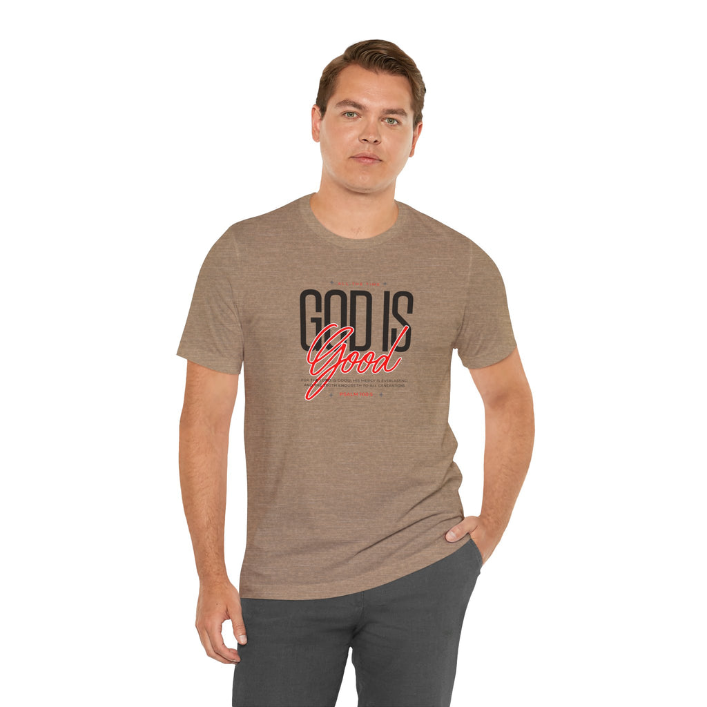 God Is Good Tee | Faith-Based Christian Graphic T-Shirt | Cr8tive Designs