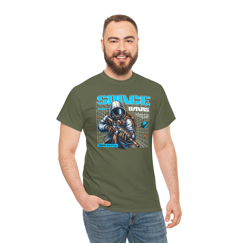 Space Vikings | Retro Sci-Fi Astronaut Graphic T-Shirt | Cr8tive Designs