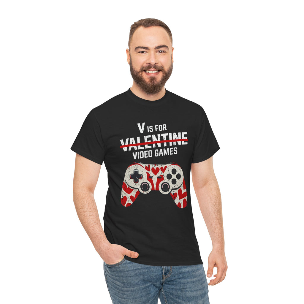 Press Start on Love – Gamer Valentine Graphic Tee
