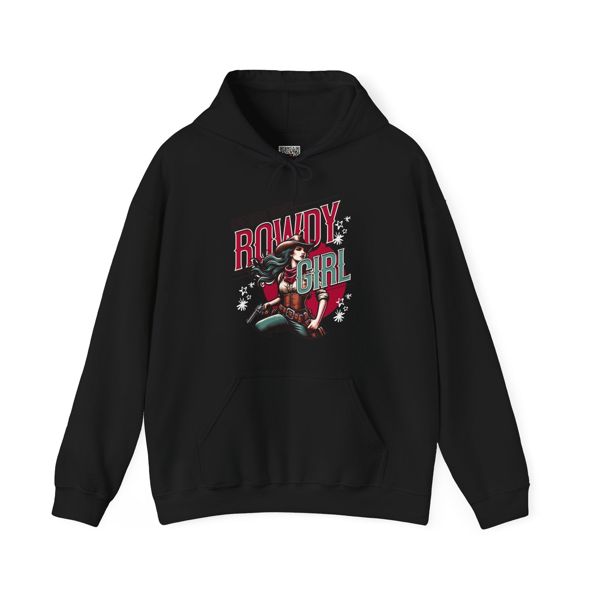 American Women Rowdy Girl | Western Cowgirl Hoodie | Cr8tive Designs