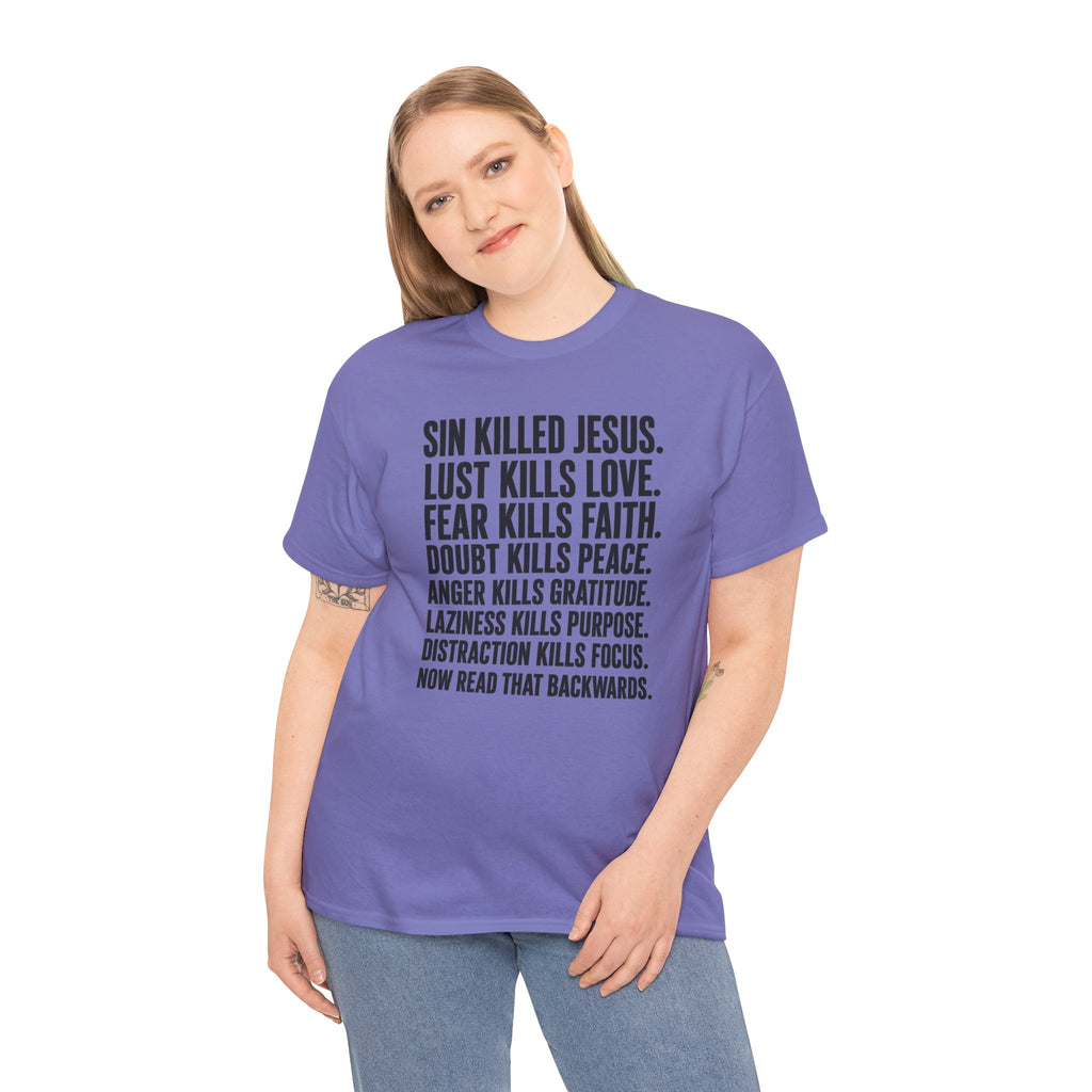 Now Read That Backwards | Bold Christian Faith Statement T-Shirt | Cr8tive Designs