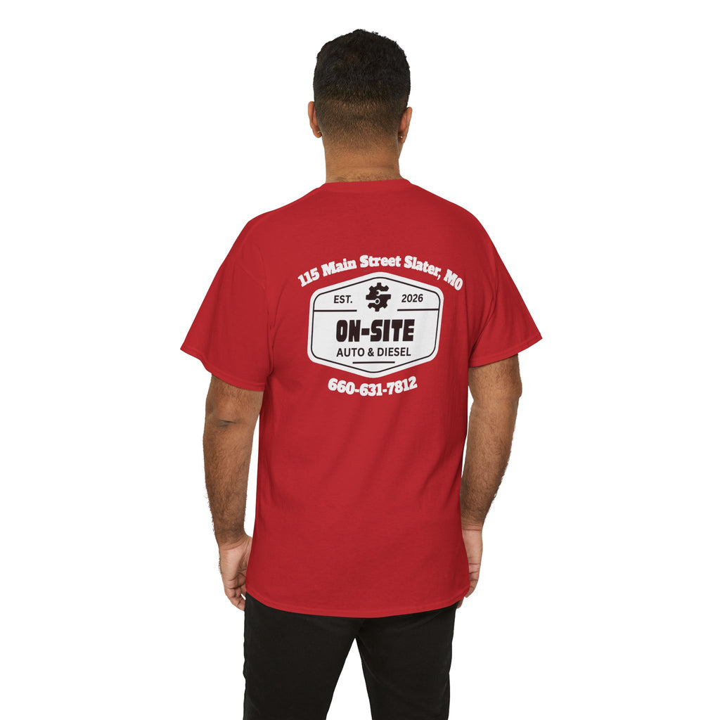 On-Site Auto & Diesel Logo T-Shirt | Local Business Work Shirt | Cr8tive Designs