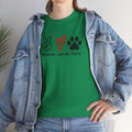 Peace Love Dog | Dog Lover Graphic Tee | Cr8tive Designs