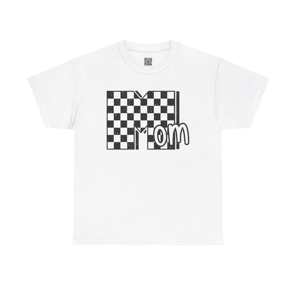 Checkerboard Mom Tee – Cool Mom Graphic Shirt, Trendy Mama Style, Mother’s Day Gift | Cr8tive Designs