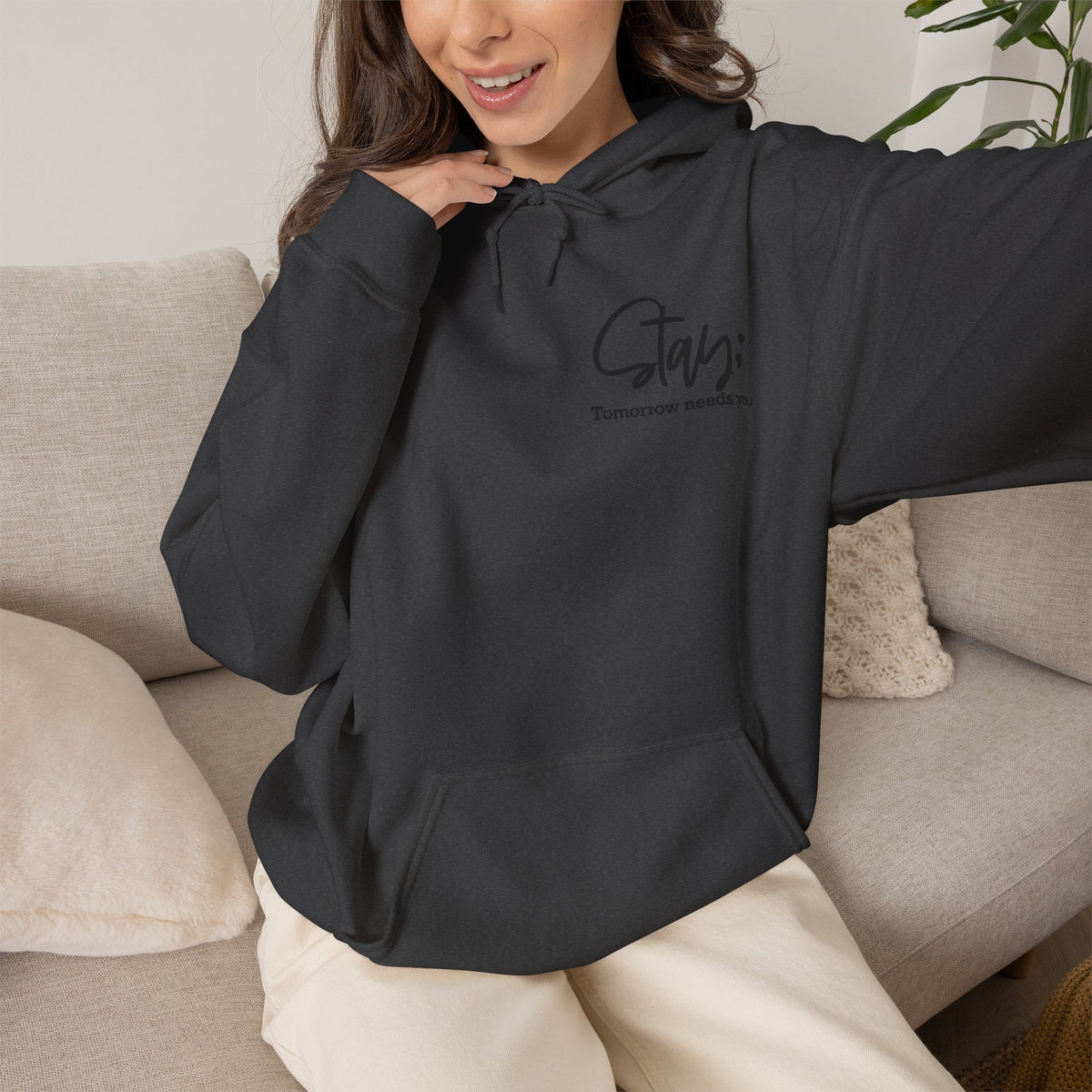 Stay Tomorrow Needs You Hoodie | Cr8tive Designs
