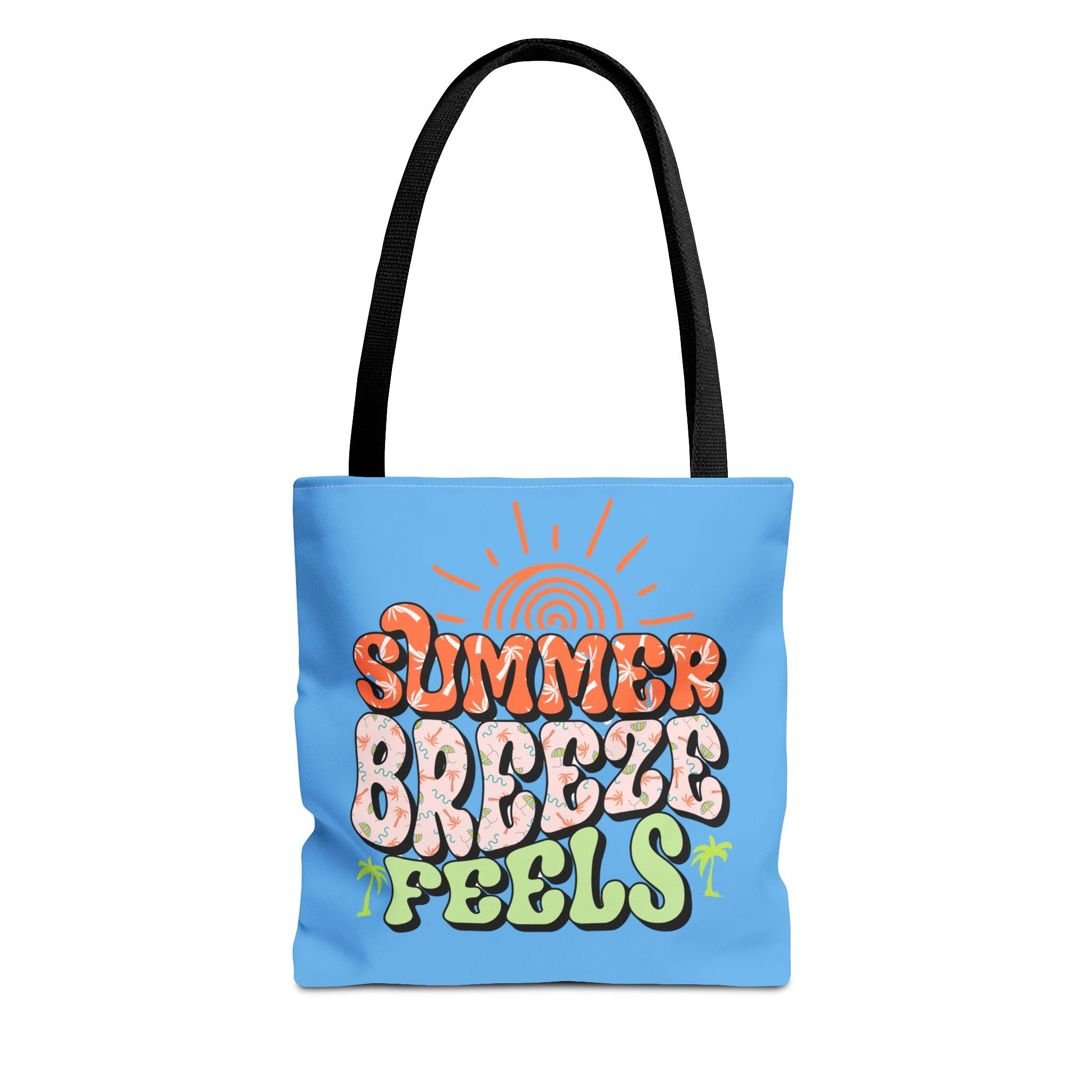 Summer Breeze Feels | Colorful Summer Tote Bag | Cr8tive Designs