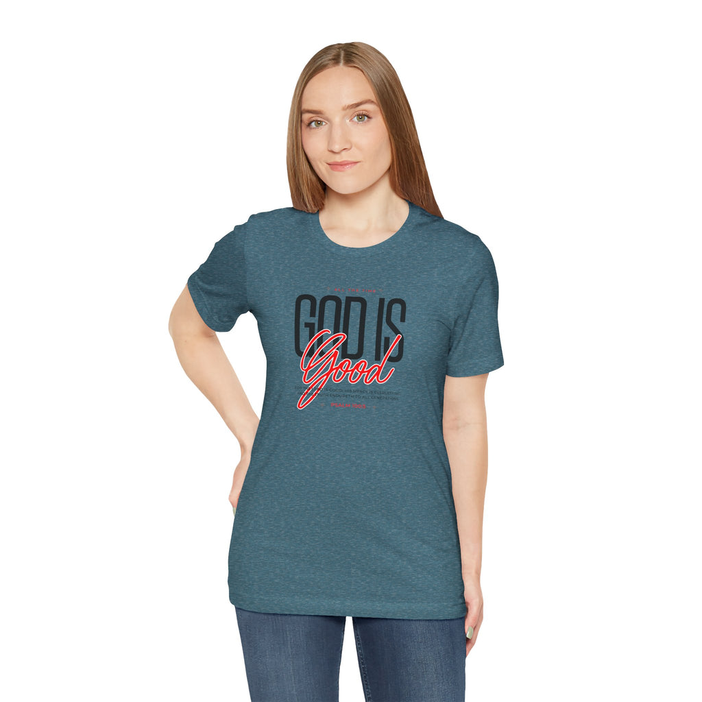 God Is Good Tee | Faith-Based Christian Graphic T-Shirt | Cr8tive Designs