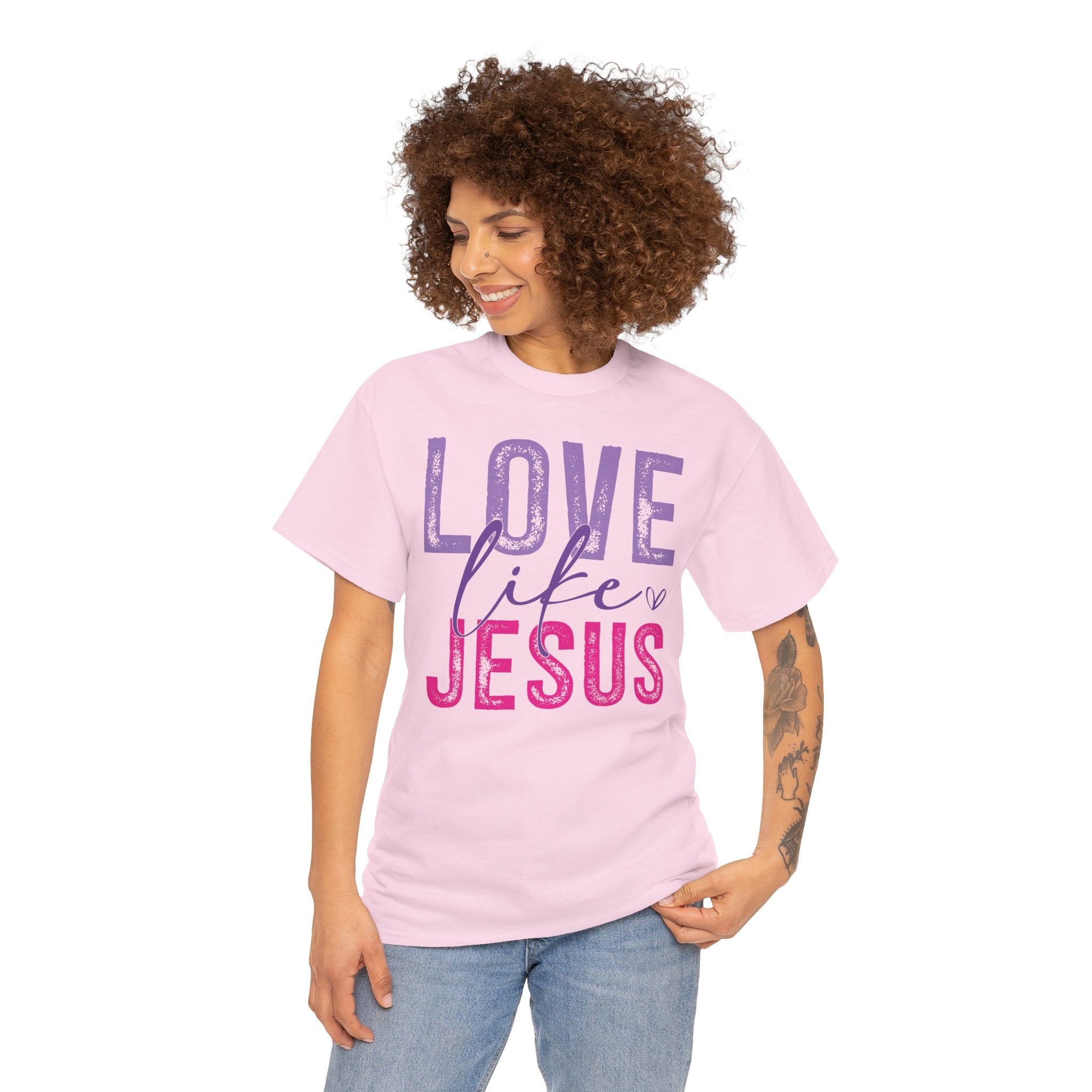 Love Like Jesus – Inspirational Christian Faith T-Shirt | Cr8tive Designs