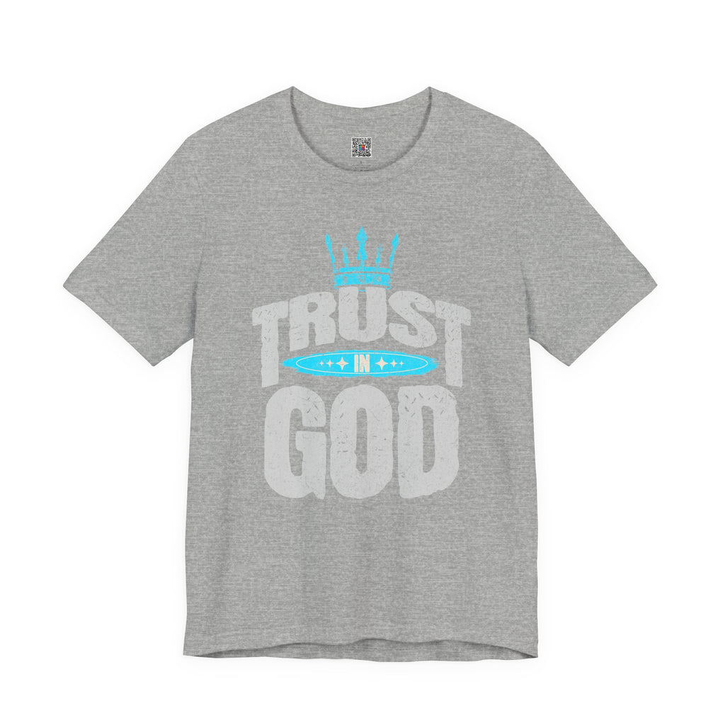 Trust in God T-Shirt | Faith Graphic Tee with Crown Design| Cr8tive Designs