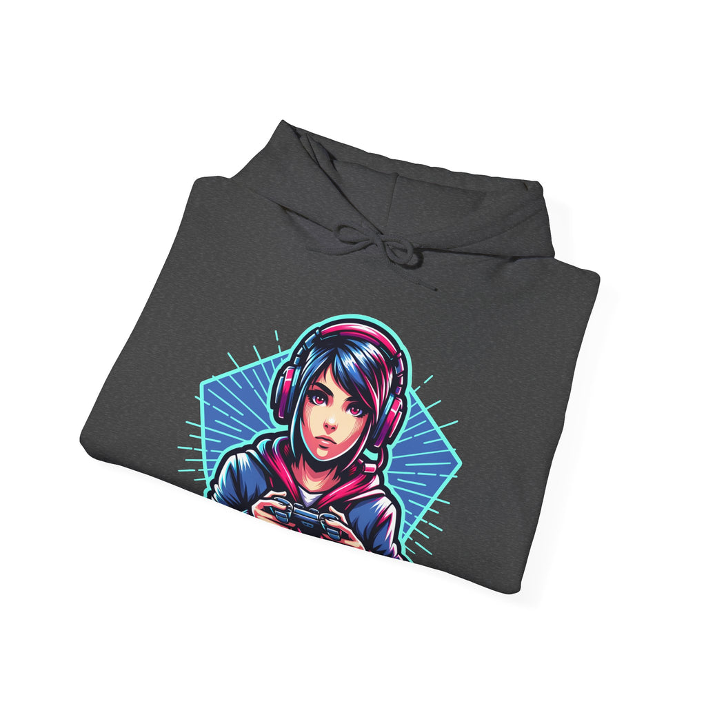 Gamer Girl | Neon Gaming Hoodie | Cr8tive Designs