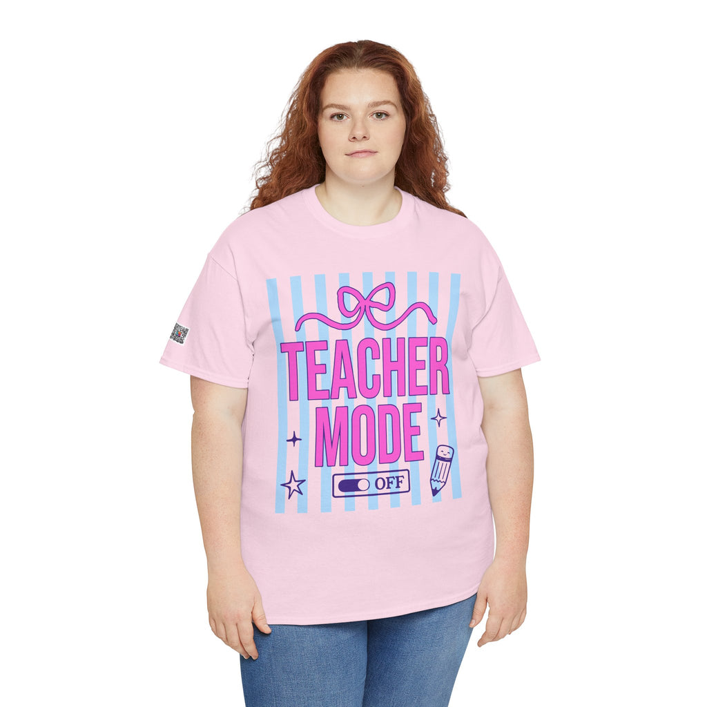 TEACHER MODE OFF T-SHIRT | FUNNY TEACHER SUMMER BREAK SHIRT | LAST DAY OF SCHOOL SHIRT | CR8TIVE DESIGNS