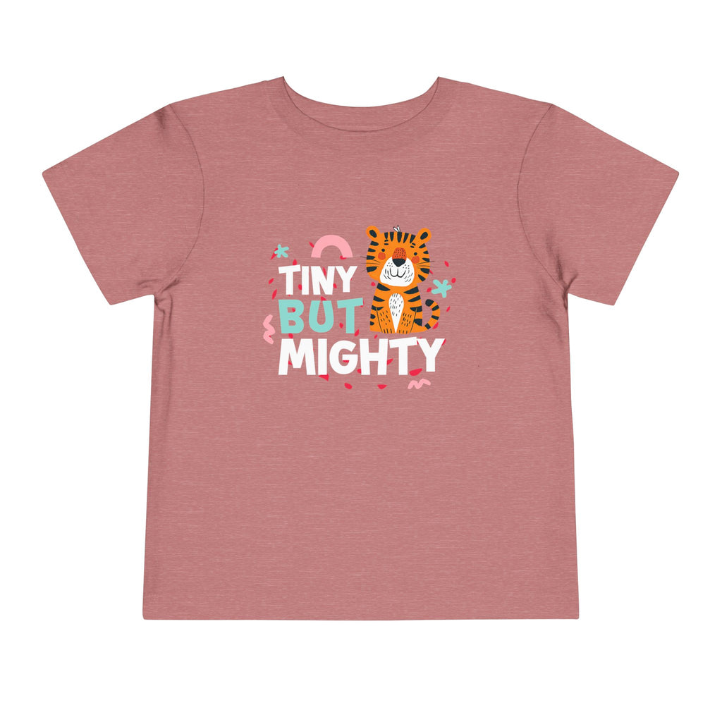 Tiny But Mighty Tee | Cute Kids Tiger Graphic T-Shirt | Cr8tive Designs