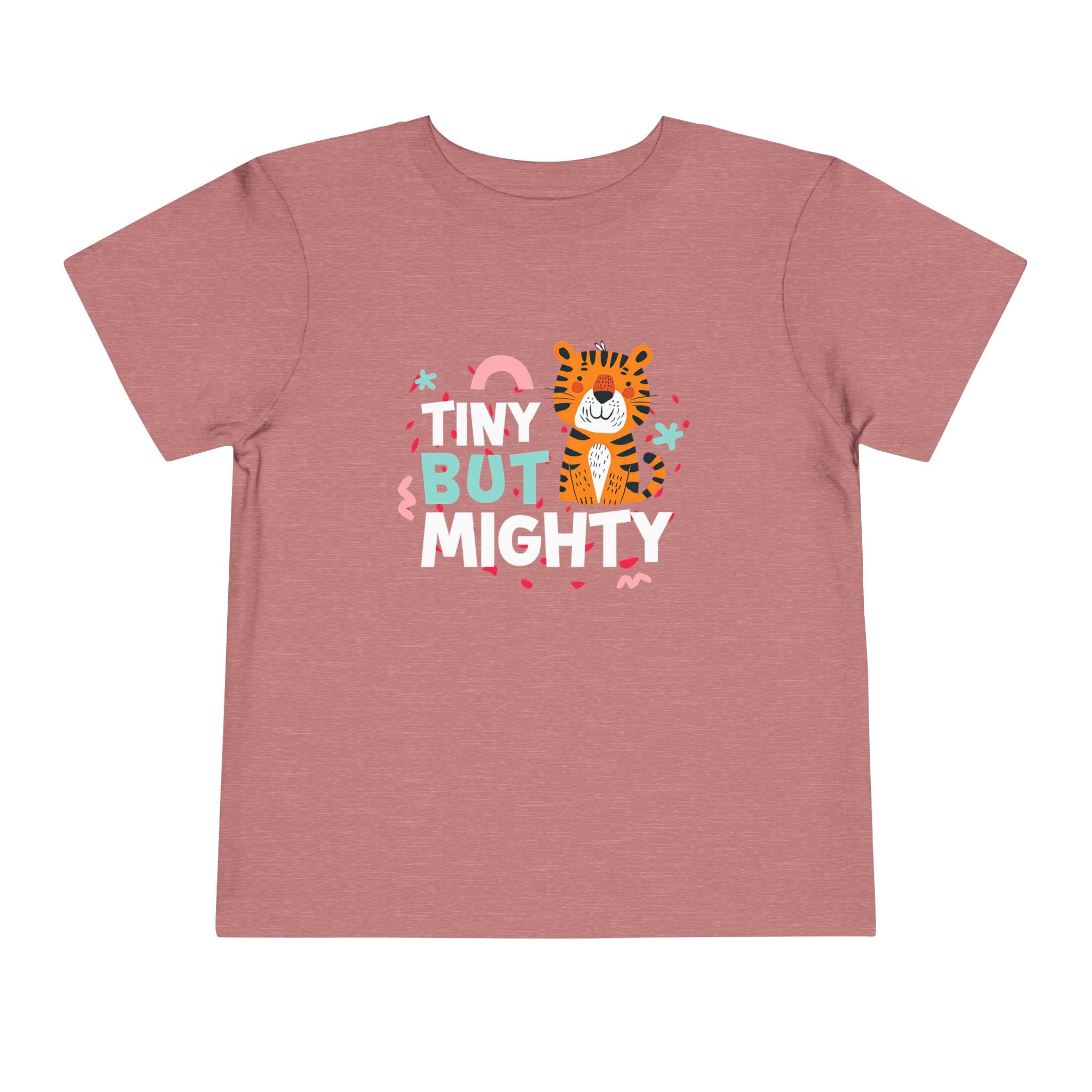 Tiny But Mighty Tee | Cute Kids Tiger Graphic T-Shirt | Cr8tive Designs