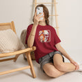Half Floral Half Skull T-Shirt | Daisy Flower Skull Fall Graphic Tee | Cr8tive Designs
