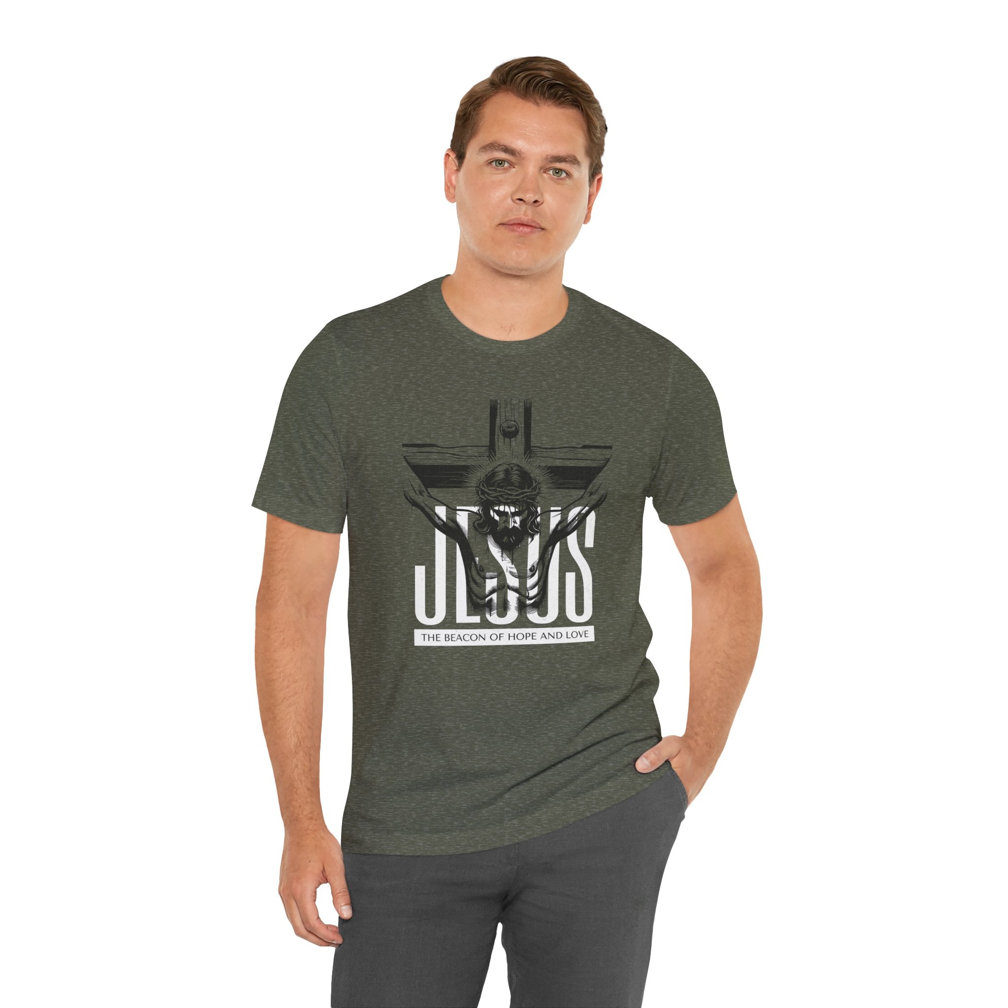Jesus Crucifix Tee | Christian Graphic T-Shirt | Cr8tive Designs