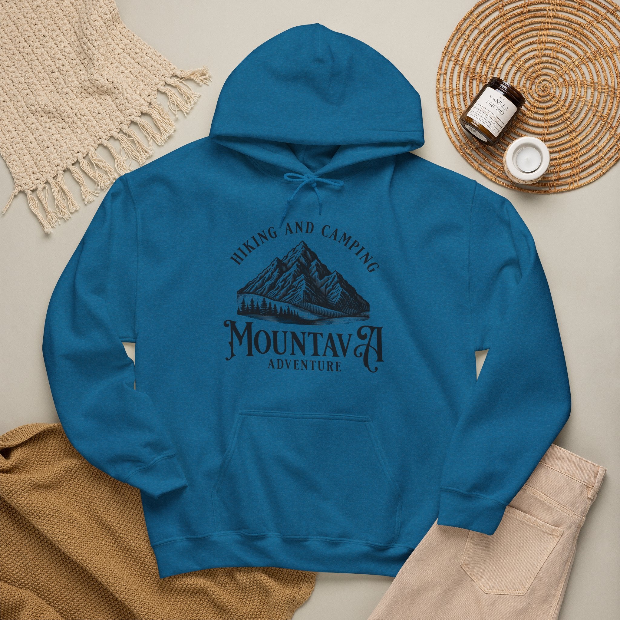 Mountain Adventure Hoodie | Hiking & Camping Outdoor Design | Cr8tive Designs