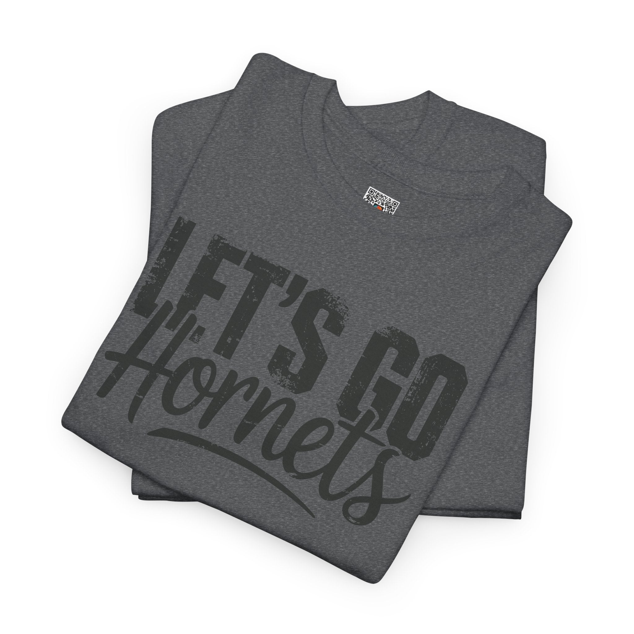 Let's Go Hornets Adult Graphic T-Shirt | School Spirit Mascot Tee | Cr8tive Designs
