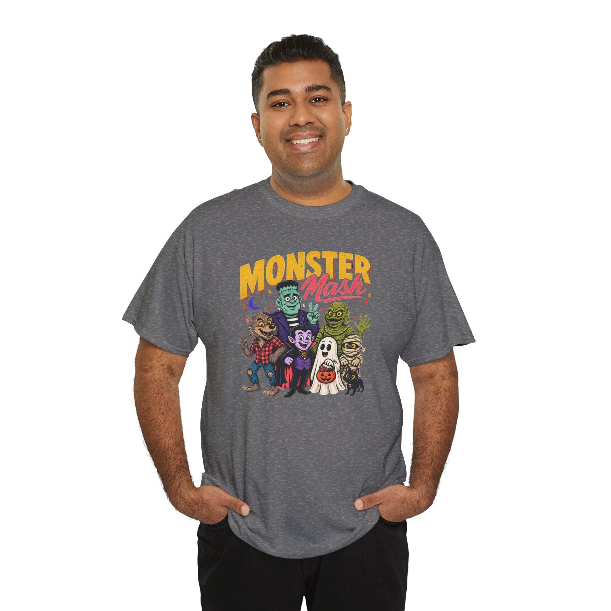 Monster Mash Tee | Vintage Halloween Monsters Squad T-Shirt | Cr8tive Designs