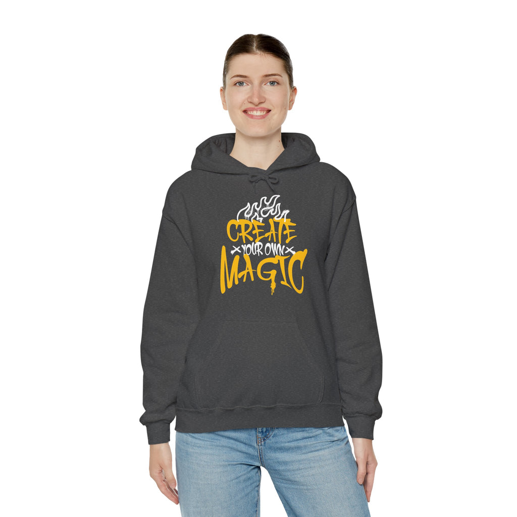 Create Your Own Magic | Bold Inspirational Hoodie | Cr8tive Designs