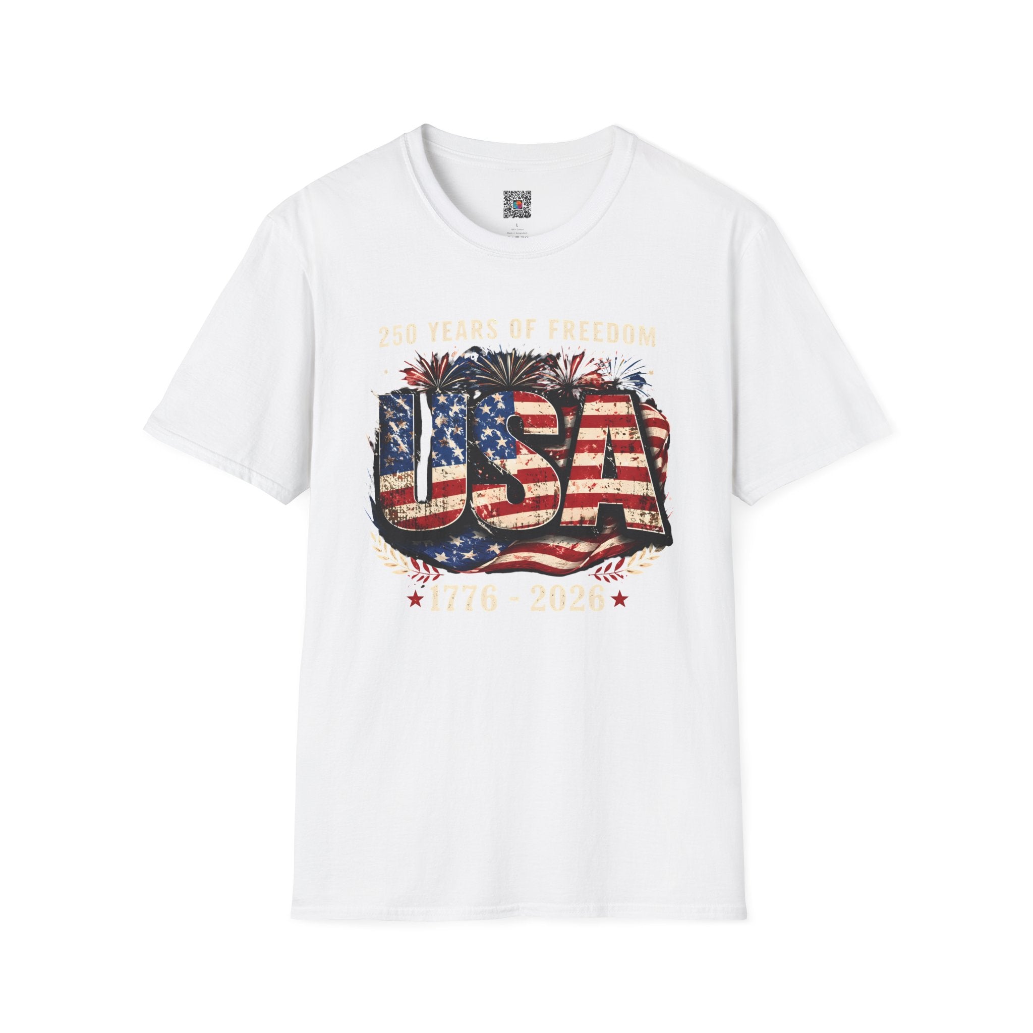 250 Years of Freedom | Rustic Patriotic USA Flag Design | Cr8tive Designs