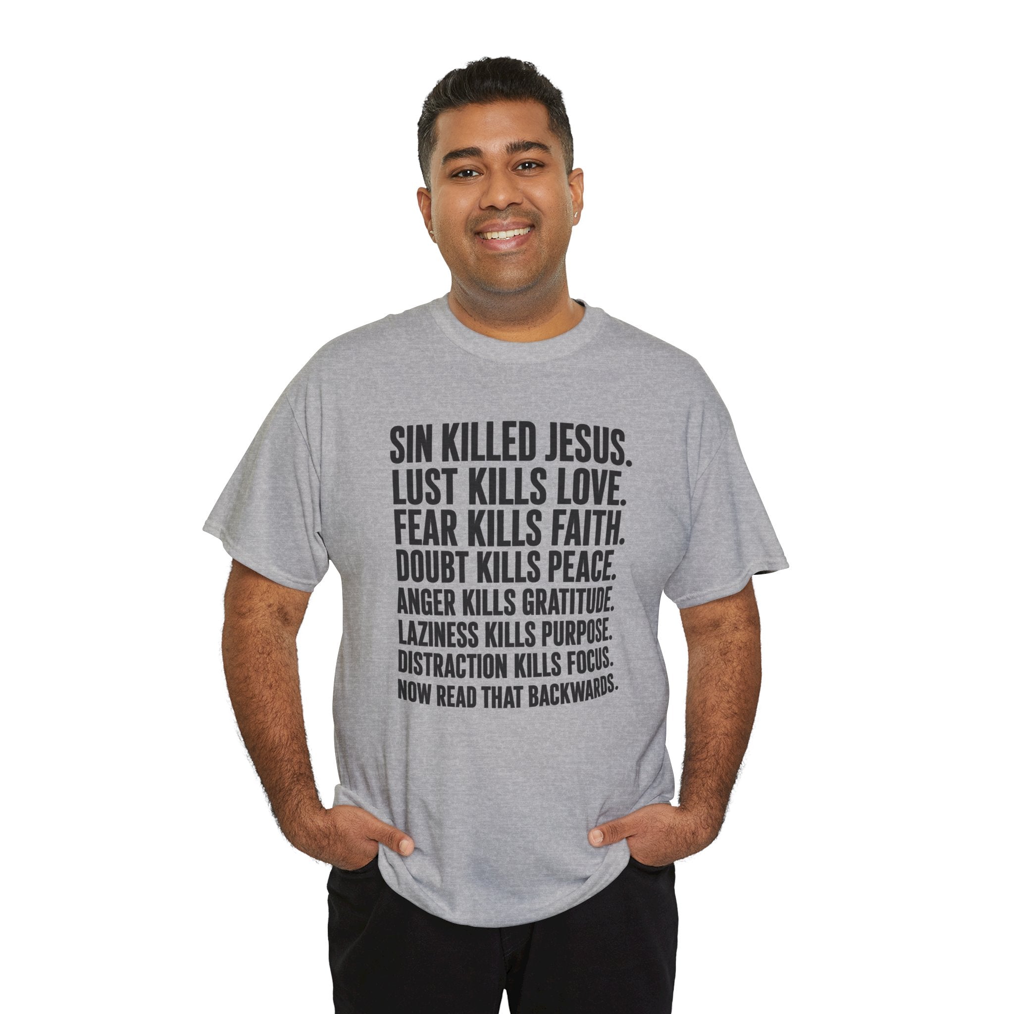 Now Read That Backwards | Bold Christian Faith Statement T-Shirt | Cr8tive Designs