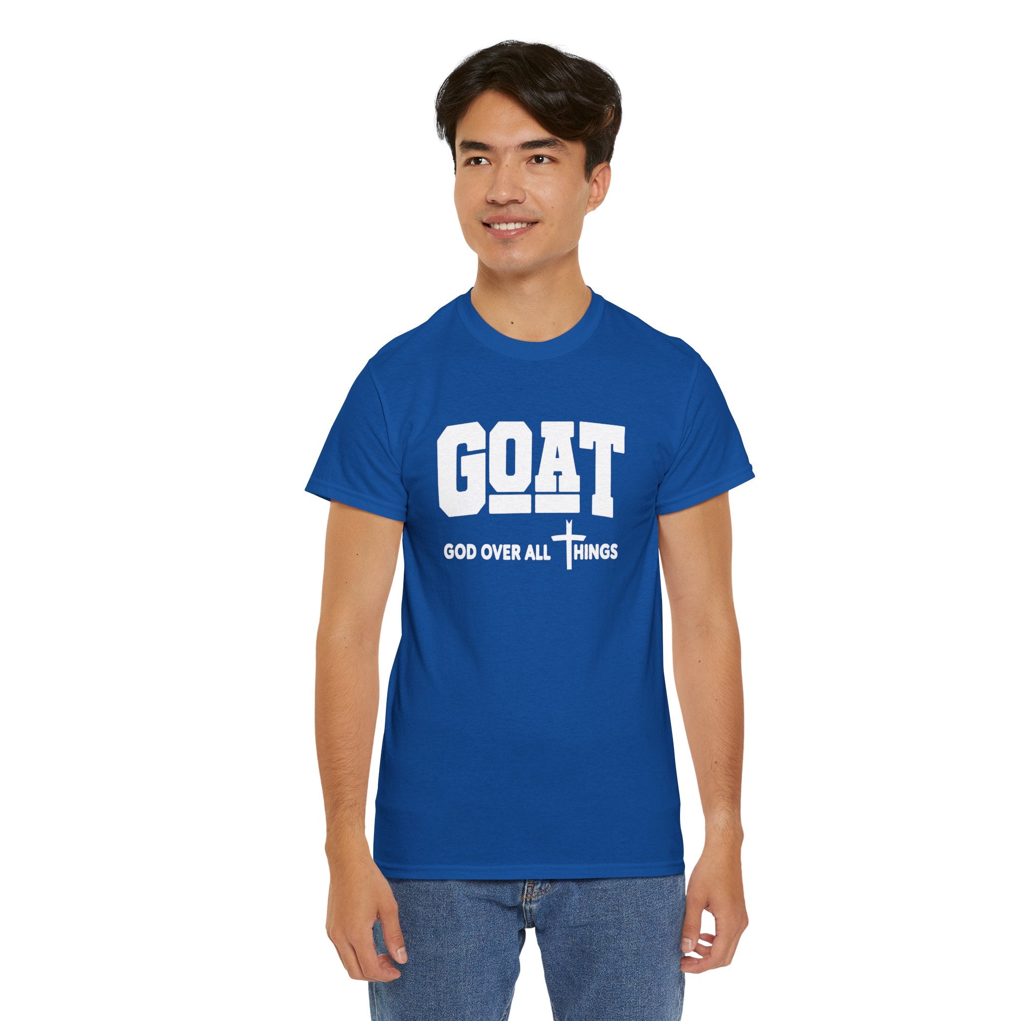 GOAT Over All Things | Faith-Inspired Graphic Tee | Cr8tive Designs