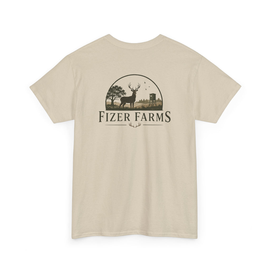 Fizer Farms Deer Logo Tee | Rustic Farmhouse T-Shirt | Cr8tive Designs