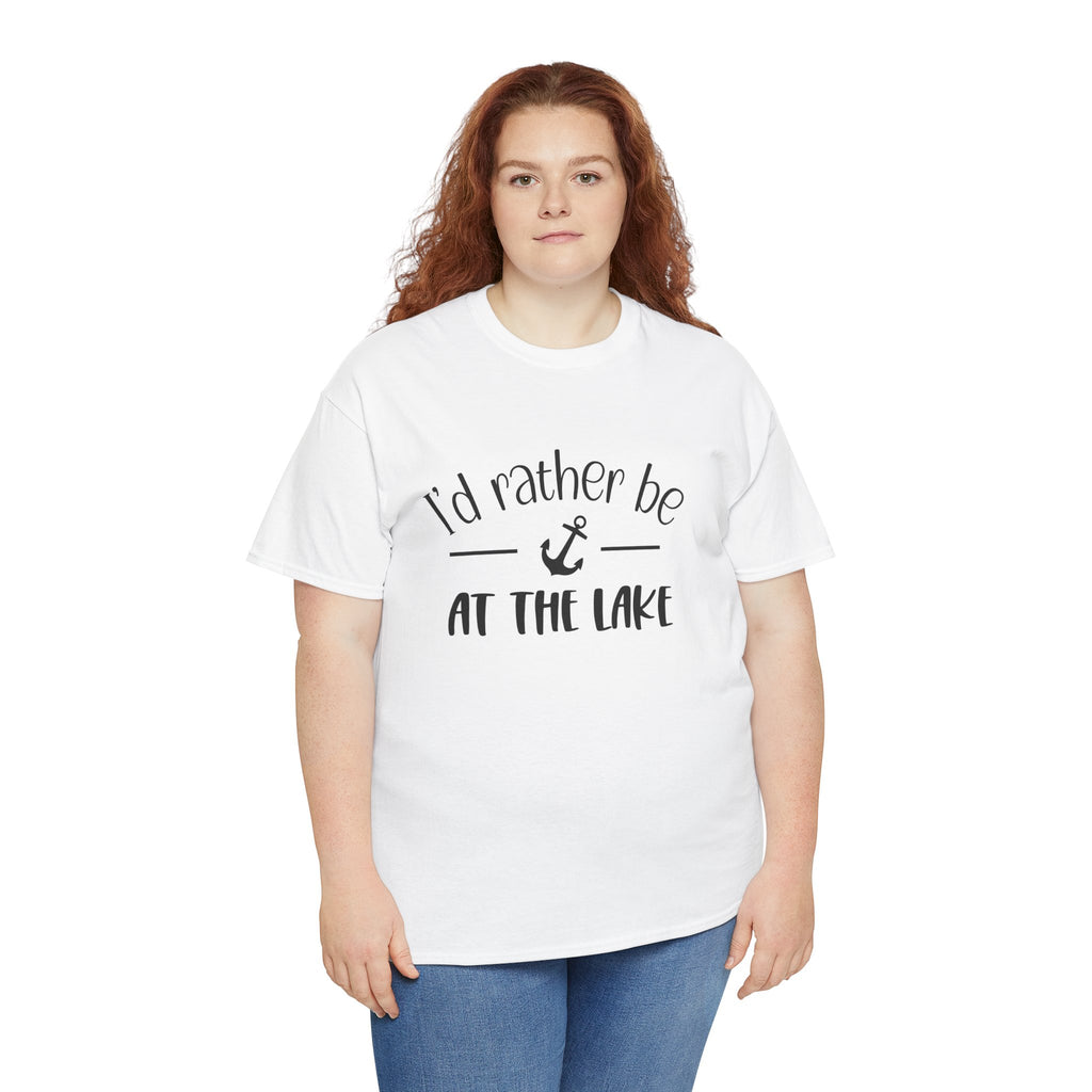 I’d Rather Be at the Lake | Summer Lake Life Tee | Cr8tive Designs