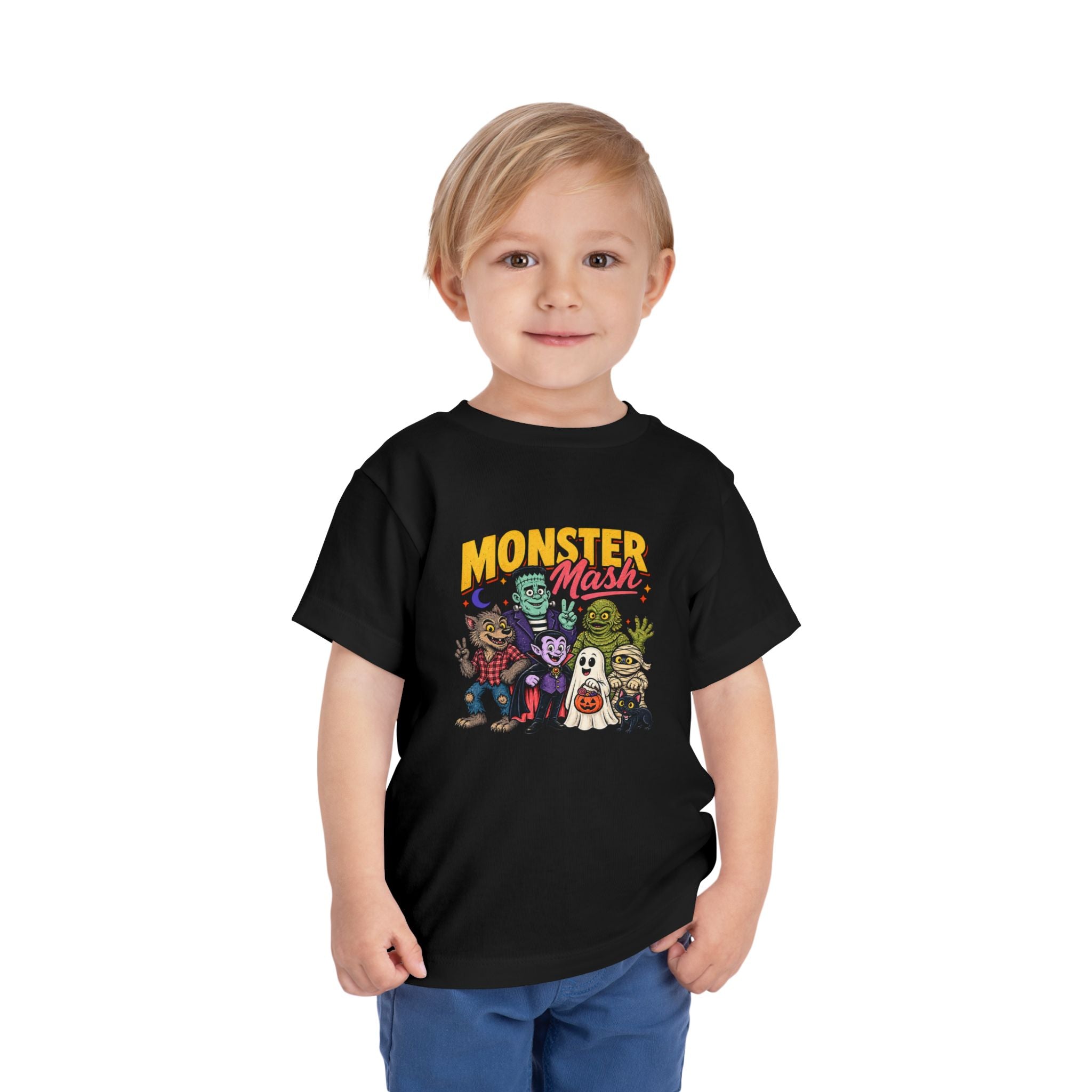 Monster Mash Tee | Cute Toddler Halloween Monsters T-Shirt | Cr8tive Designs