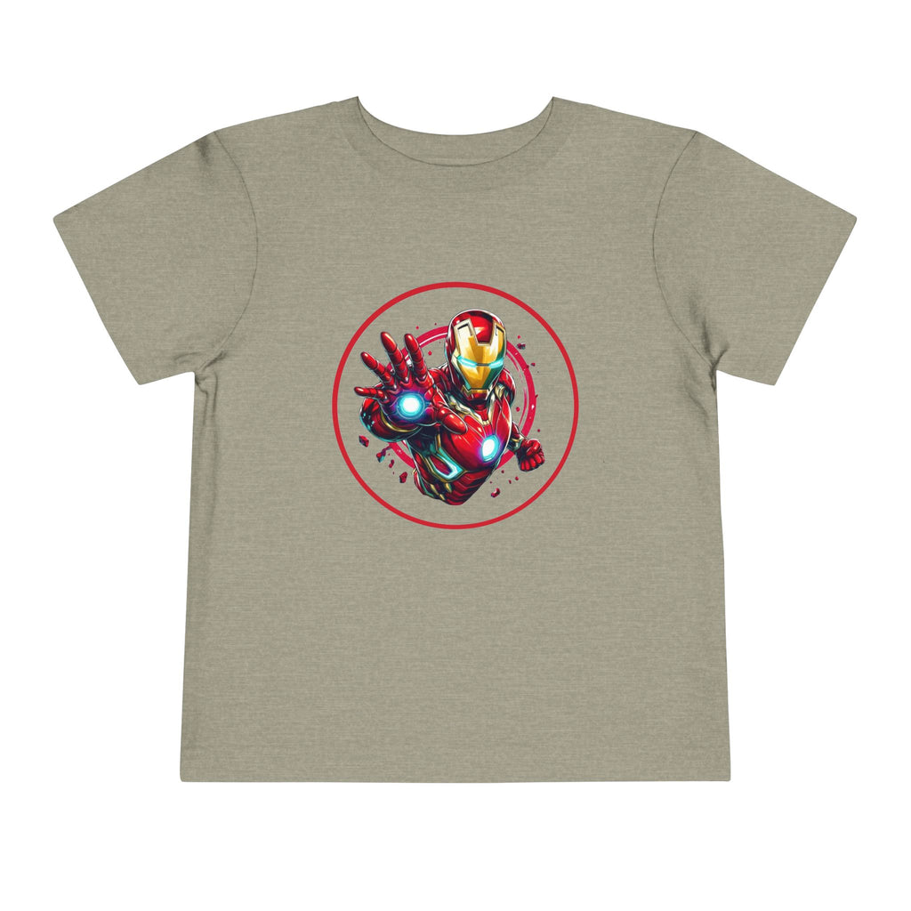 Red Masked Antihero Toddler Tee | Comic-Inspired Hero T-Shirt Design | Cr8tive Designs