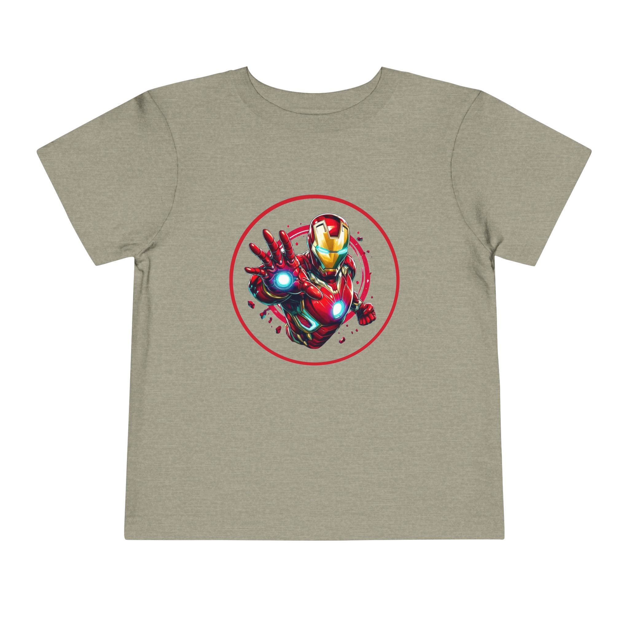 Red Masked Antihero Toddler Tee | Comic-Inspired Hero T-Shirt Design | Cr8tive Designs