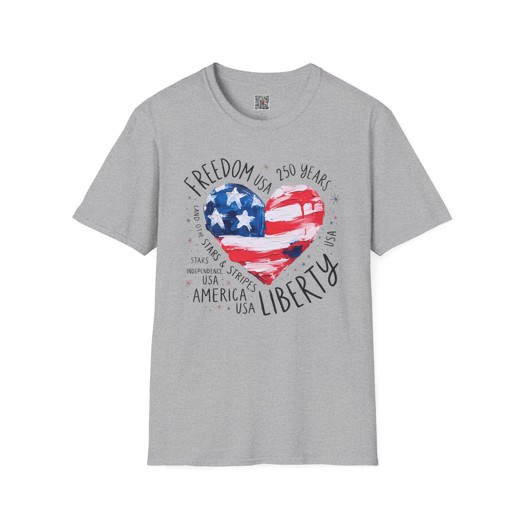 Freedom Liberty Heart | 250 Years Patriotic Design | Cr8tive Designs