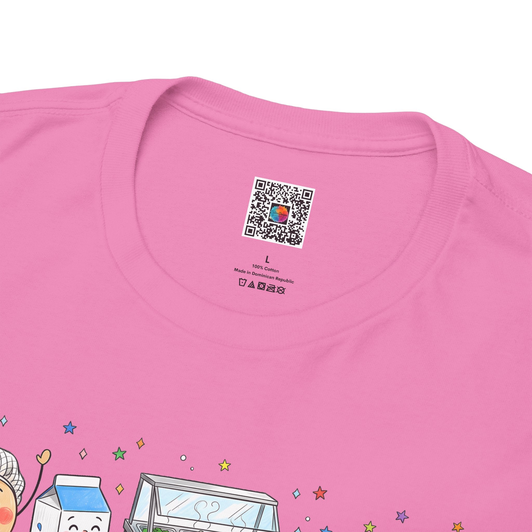 Lunch Crew Graphic Tee | Cute Foodie Character T-Shirt | Cr8tive Designs