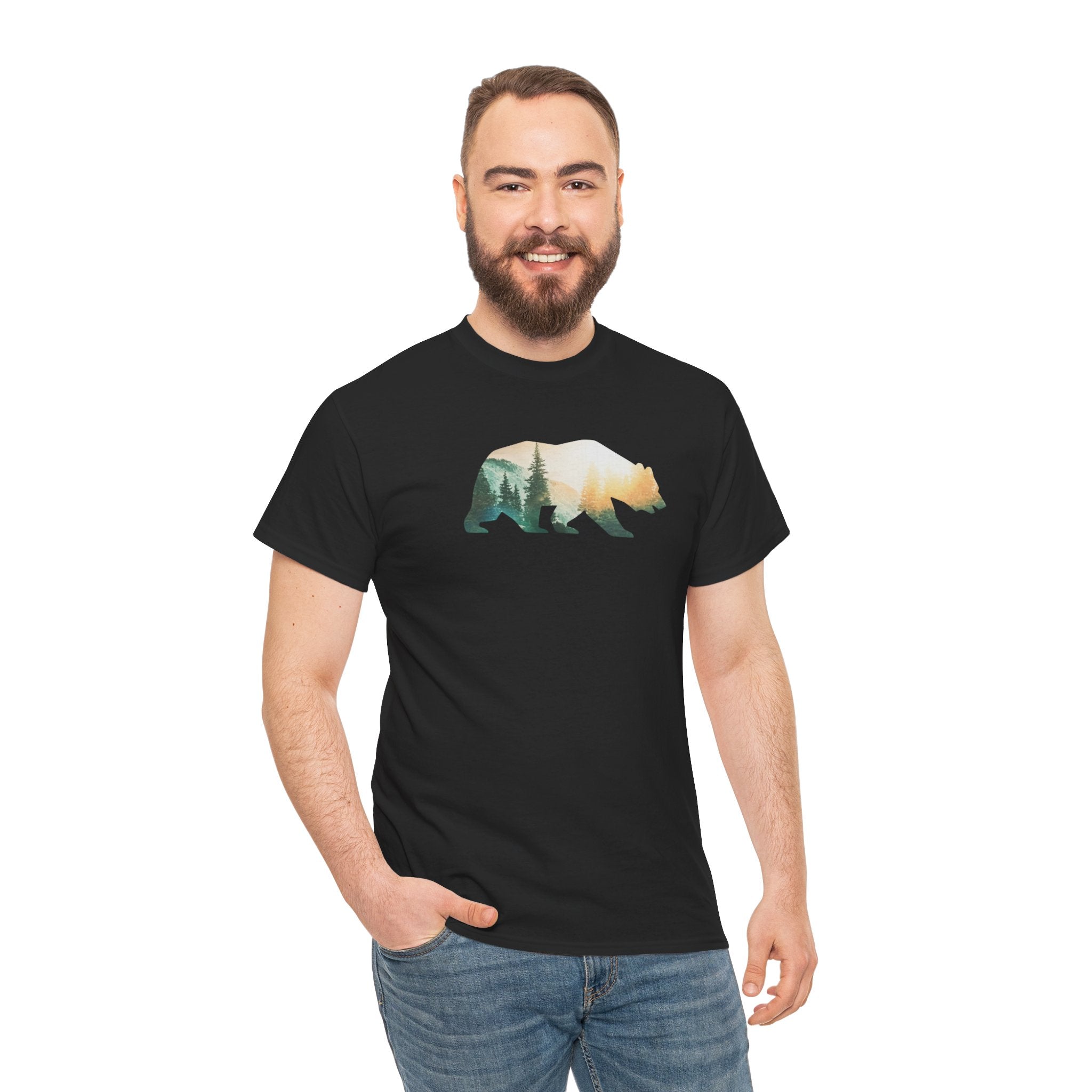Bear Silhouette T-Shirt/Cr8tive Designs