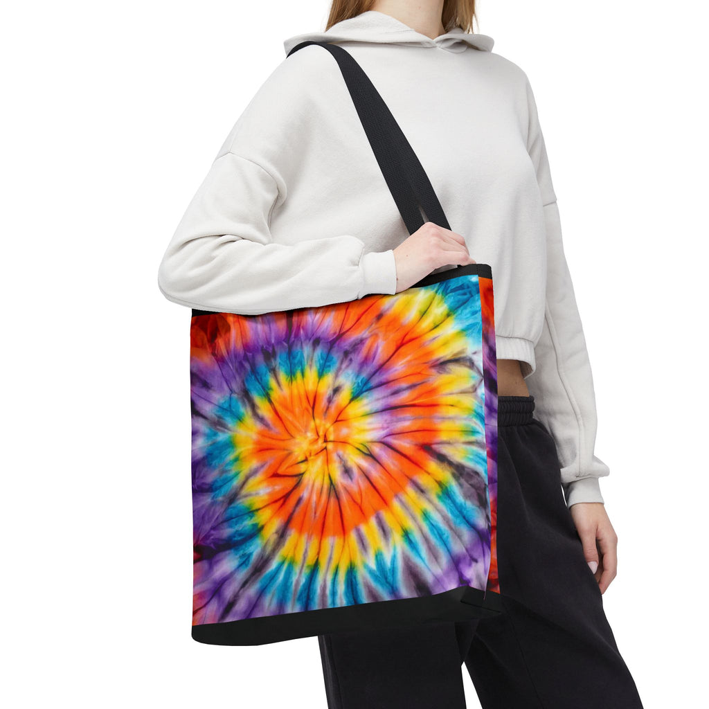 Tie Dye Swirl | Bright Rainbow Tote Bag | Cr8tive Designs