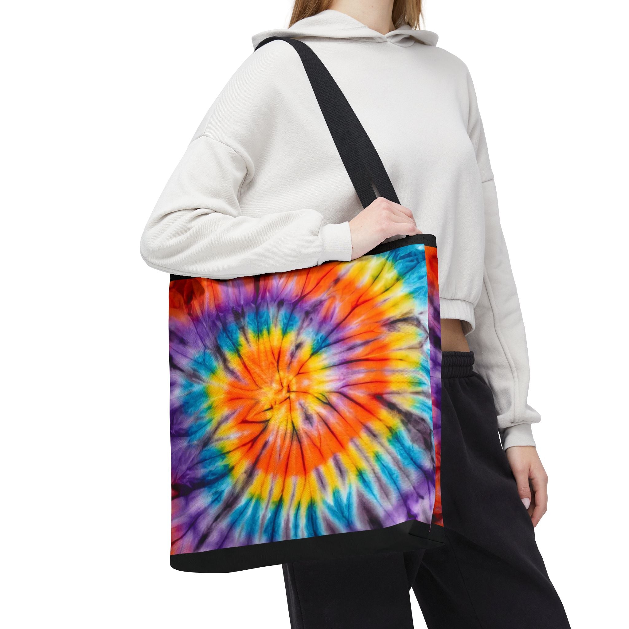 Tie Dye Swirl | Bright Rainbow Tote Bag | Cr8tive Designs