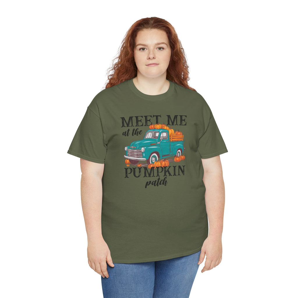 Meet Me at the Pumpkin Patch Tee | Rustic Farm Truck Graphic T-Shirt | Cr8tive Designs