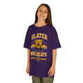 Slater Wildcats Youth Purple & Gold T-Shirt | Kids’ School Spirit Tee | Cr8tive Designs
