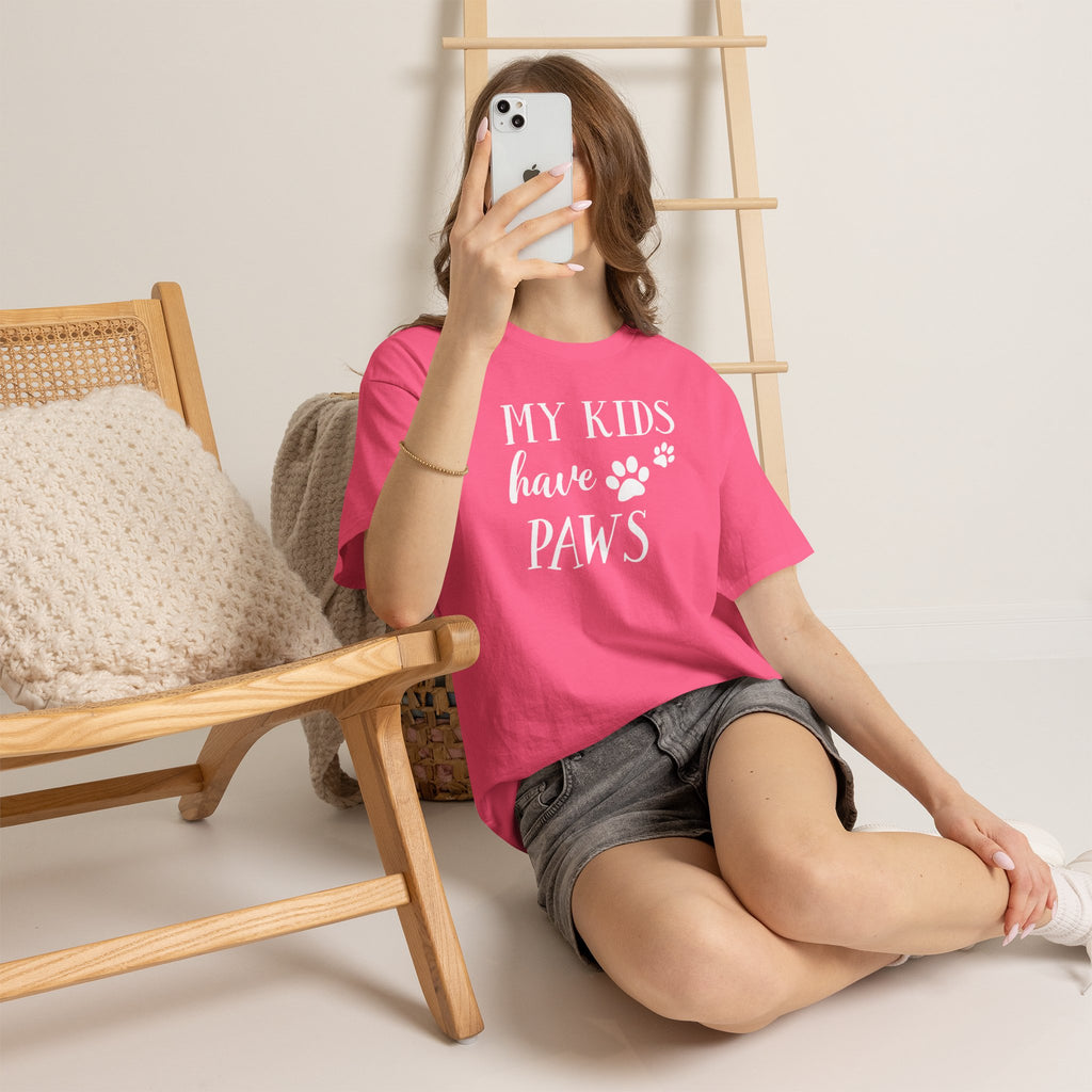 My Kids Have Paws | Pet Parent Graphic Tee | Cr8tive Designs