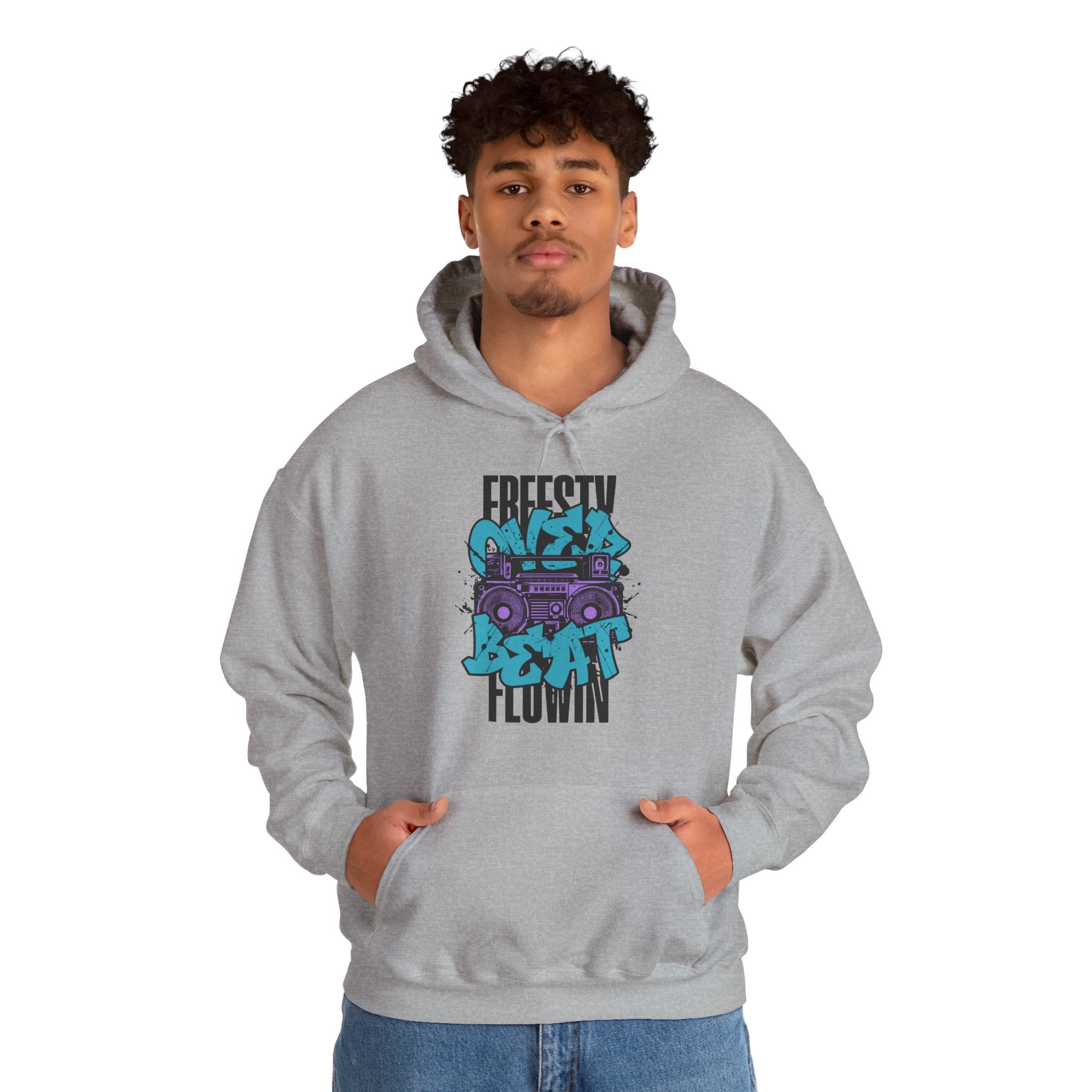 Freestyle Beat Flowin’ | Retro Hip-Hop Hoodie | Cr8tive Designs