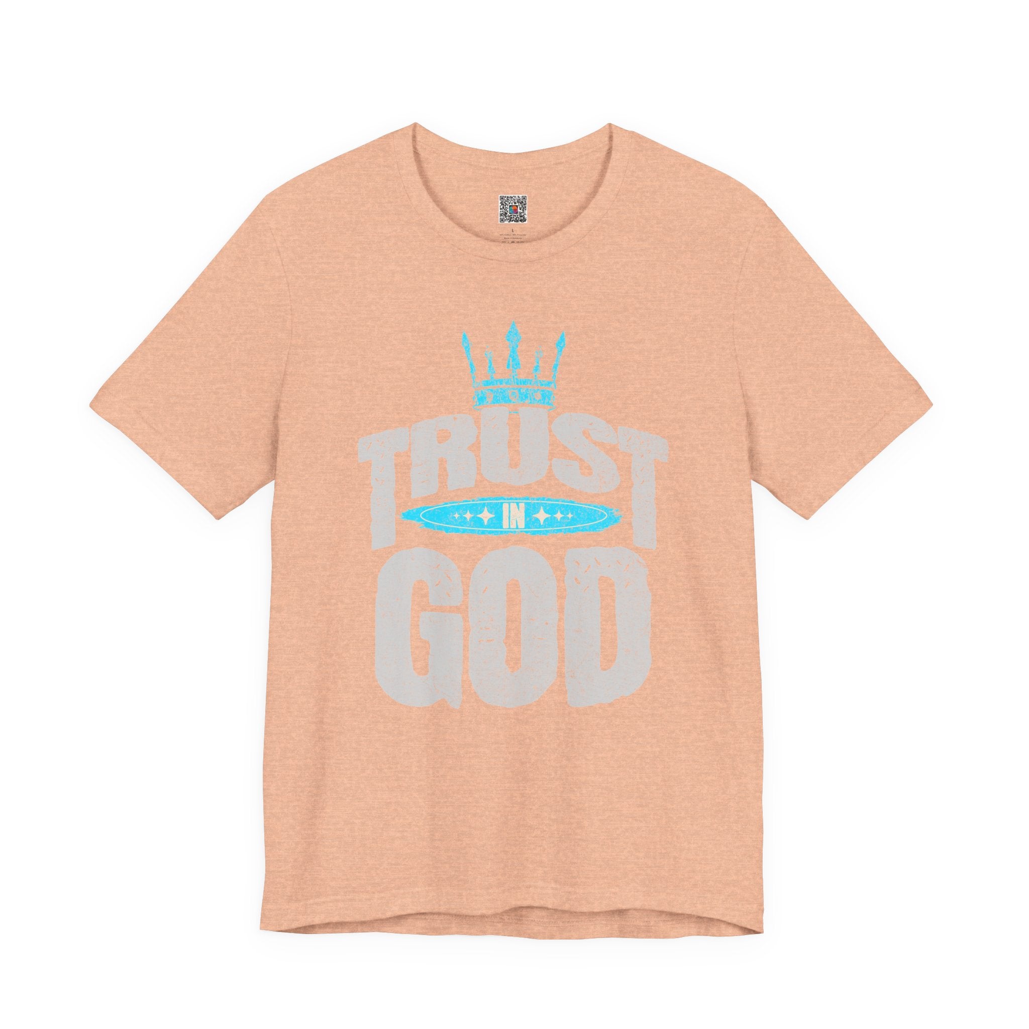 Trust in God T-Shirt | Faith Graphic Tee with Crown Design| Cr8tive Designs