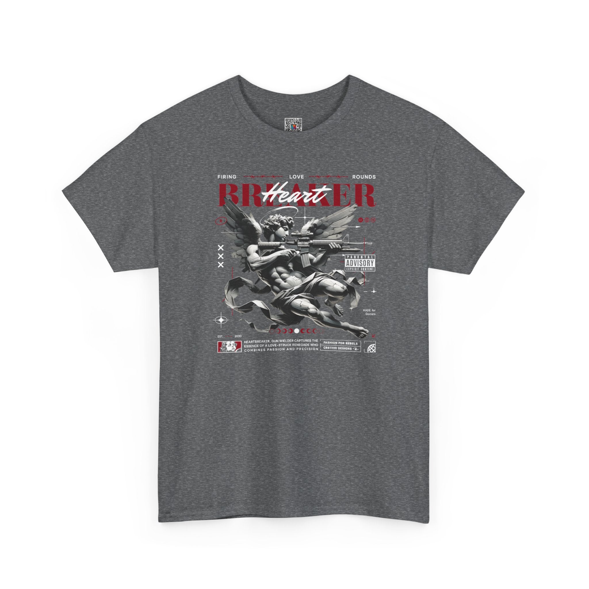 Firing Love Rounds | Dark Cupid Tshirt Design | Cr8tive Designs