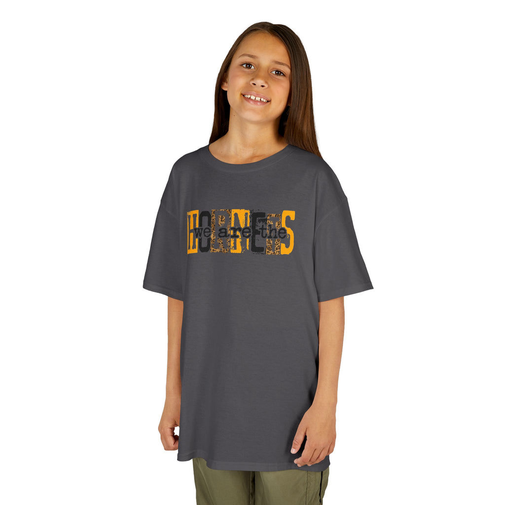 We Are the Hornets Youth Graphic T-Shirt | School Spirit Mascot Tee | Cr8tive Designs