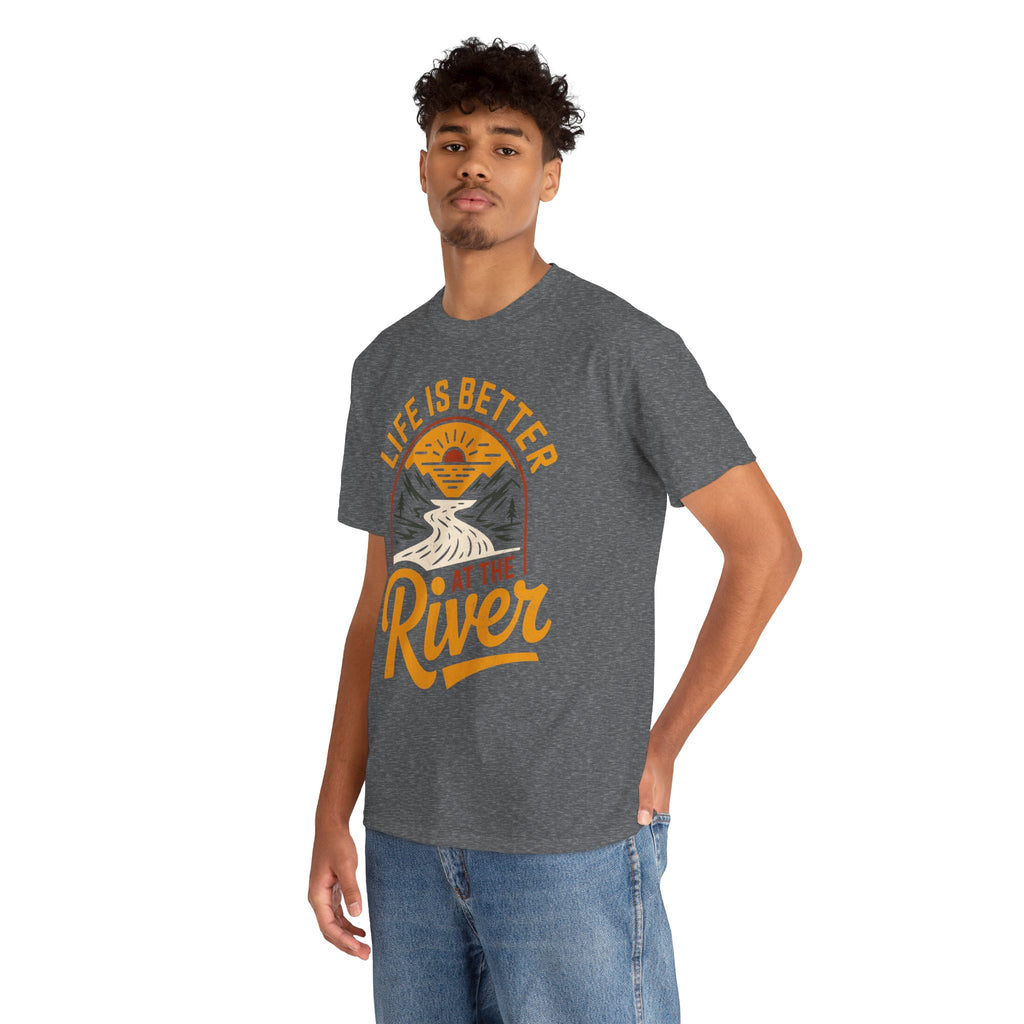 Life Is Better at the River | Retro Summer River Tee | Cr8tive Designs