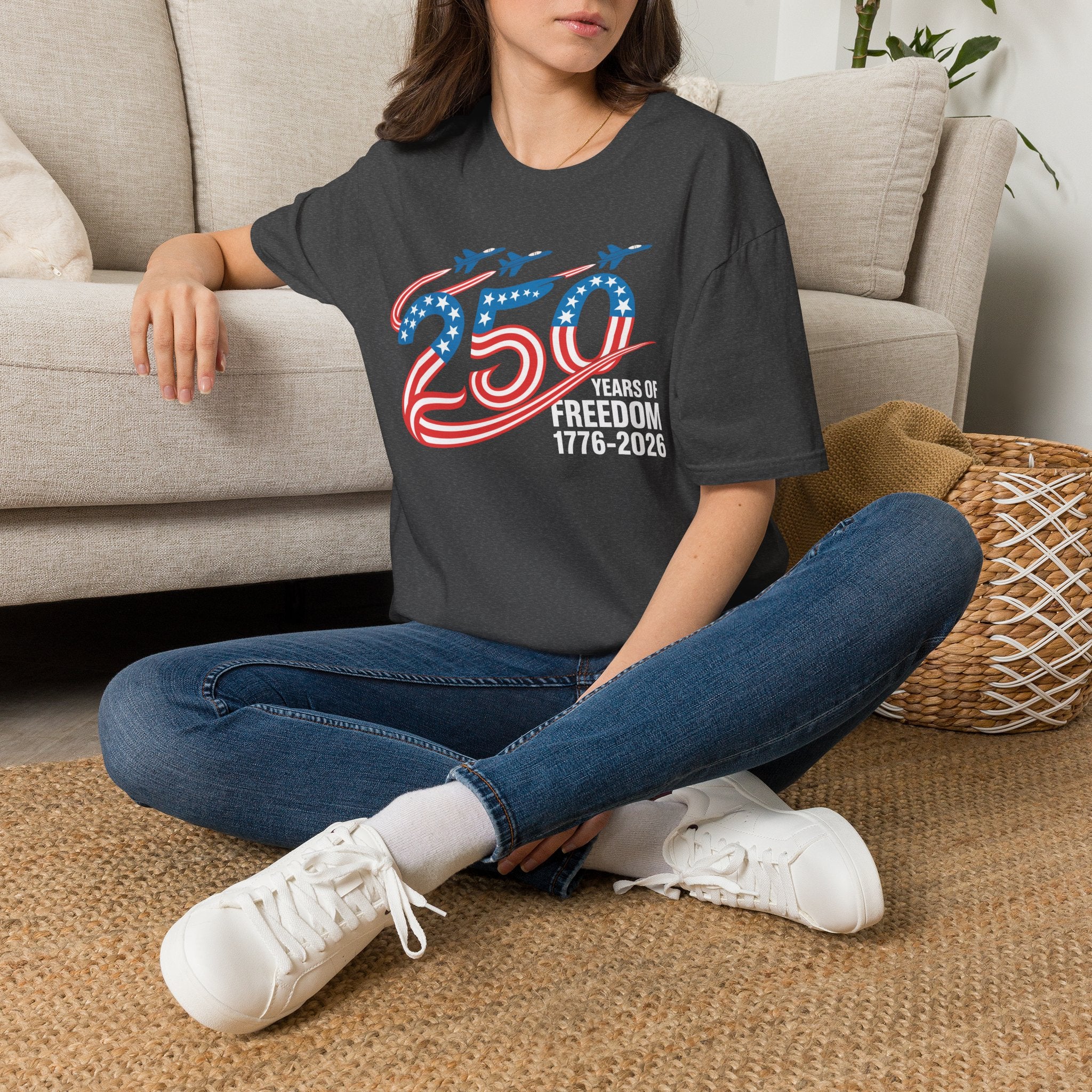 250 Years of Freedom | Patriotic USA Anniversary Design | Cr8tive Designs