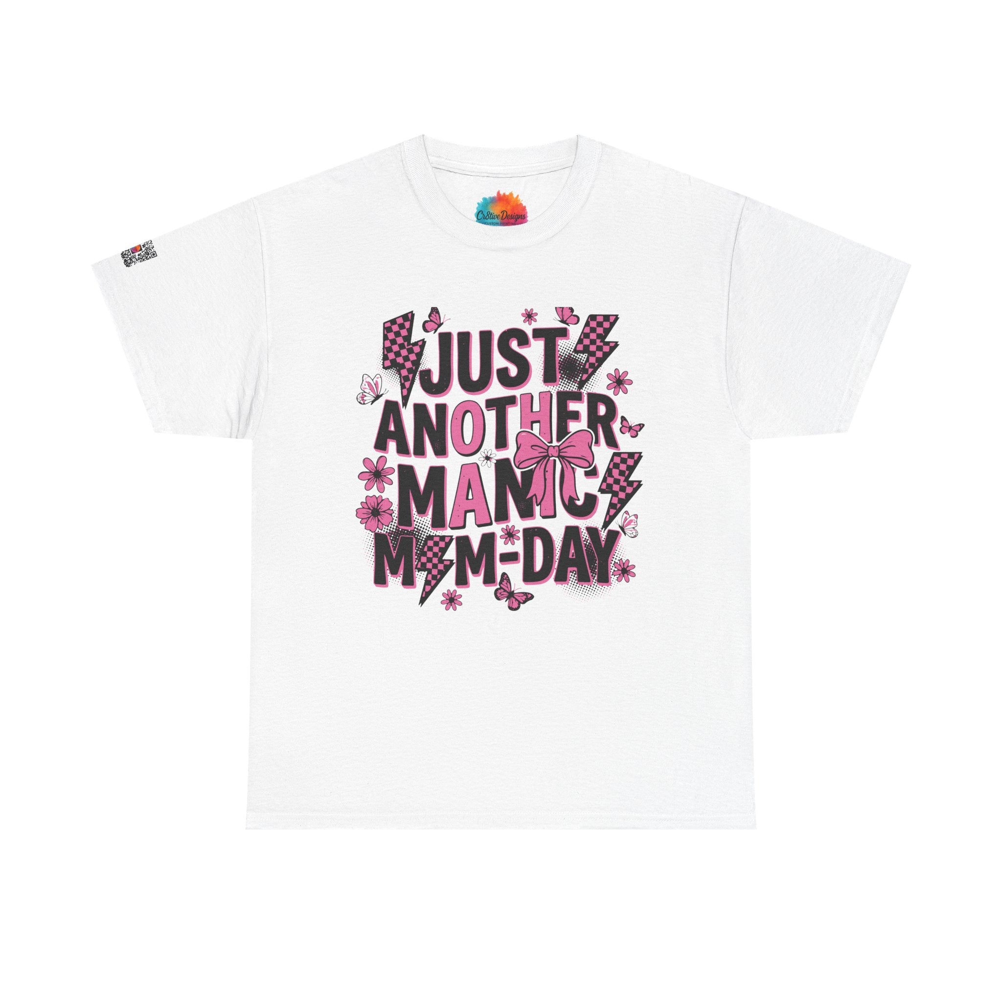 Just Another Manic Mom Day Graphic Tee – Funny Mom Shirt, Trendy Mom Life | Cr8tive Designs