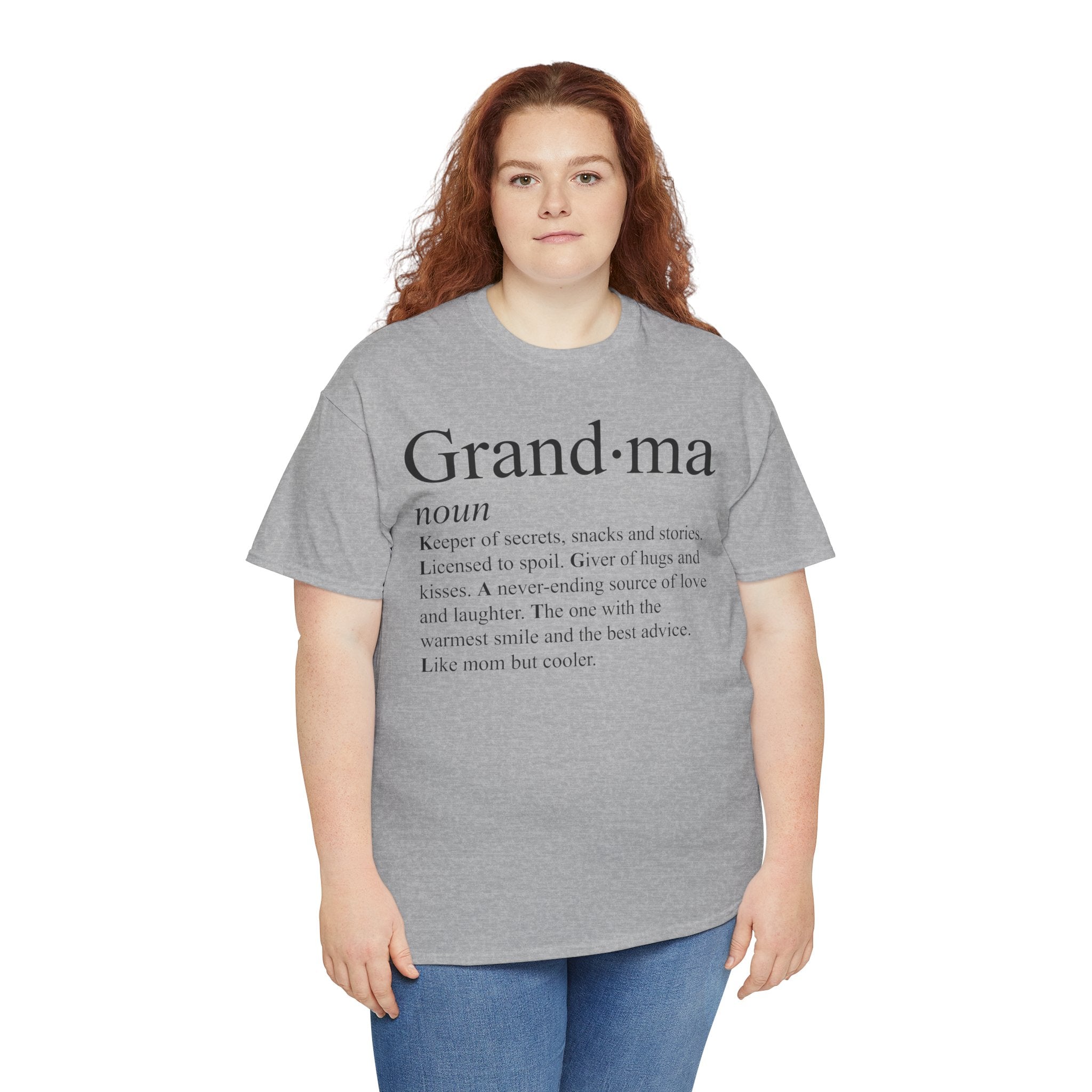 Grandma Definition Shirt – Sweet & Sentimental Gift for Grandma, Cozy Graphic Tee | Cr8tive Designs