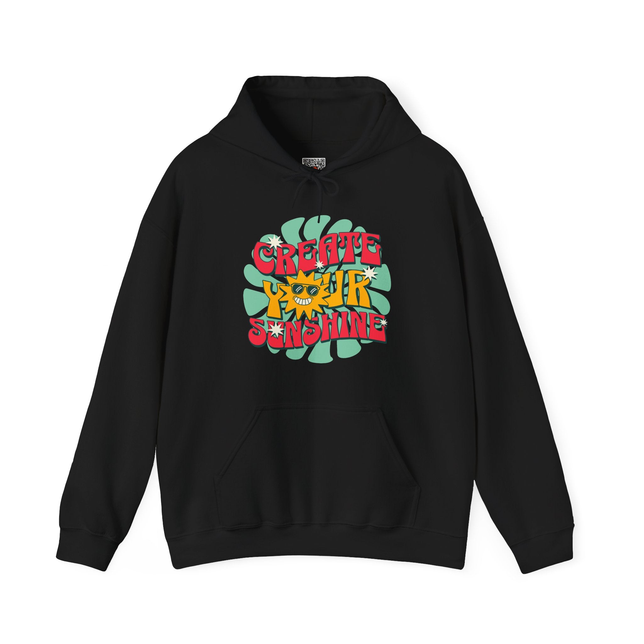 Create Your Sunshine | Colorful Retro-Inspired Hoodie | Cr8tive Designs