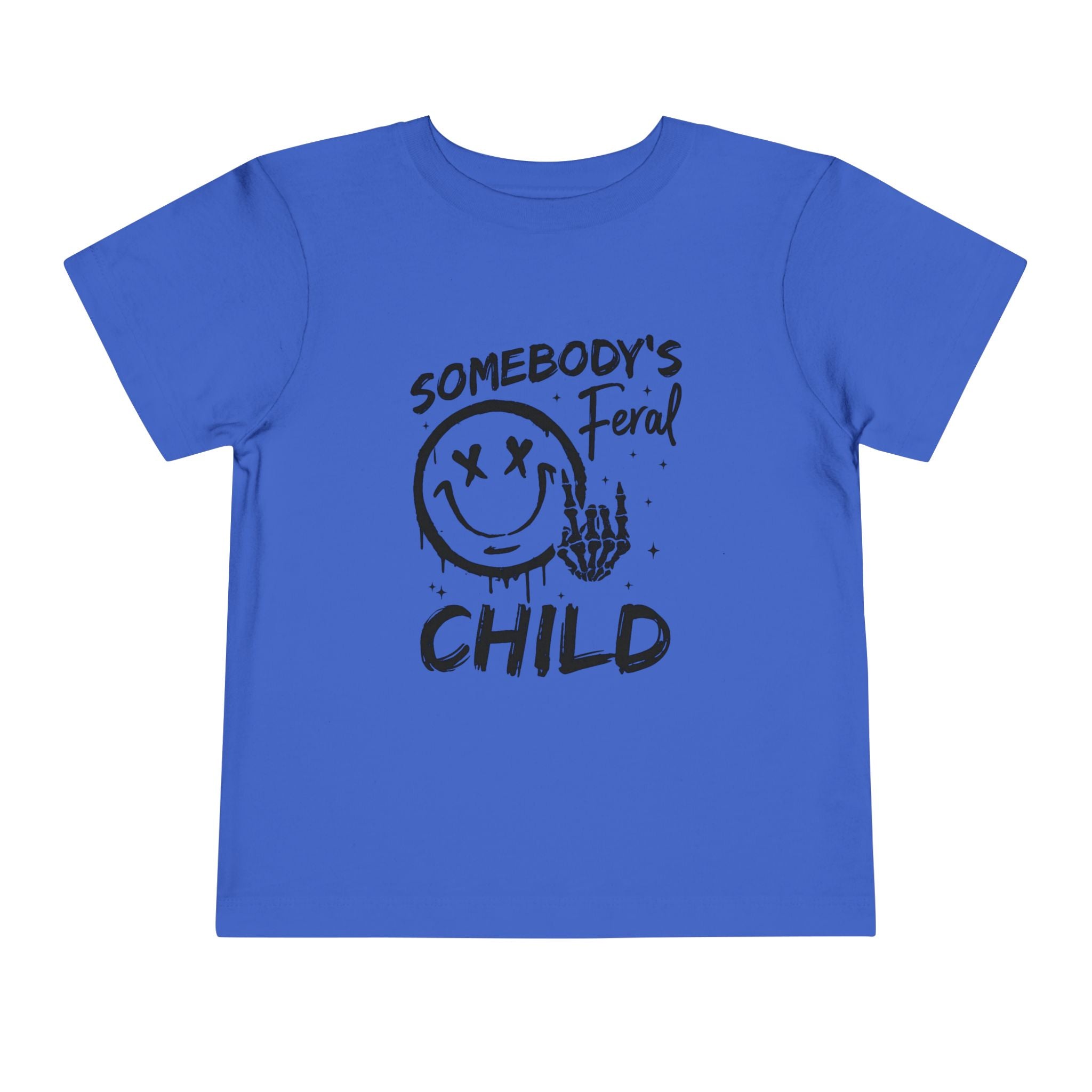 Somebody’s Feral Child Toddler Tee | Funny Wild Kid T-Shirt | Cr8tive Designs