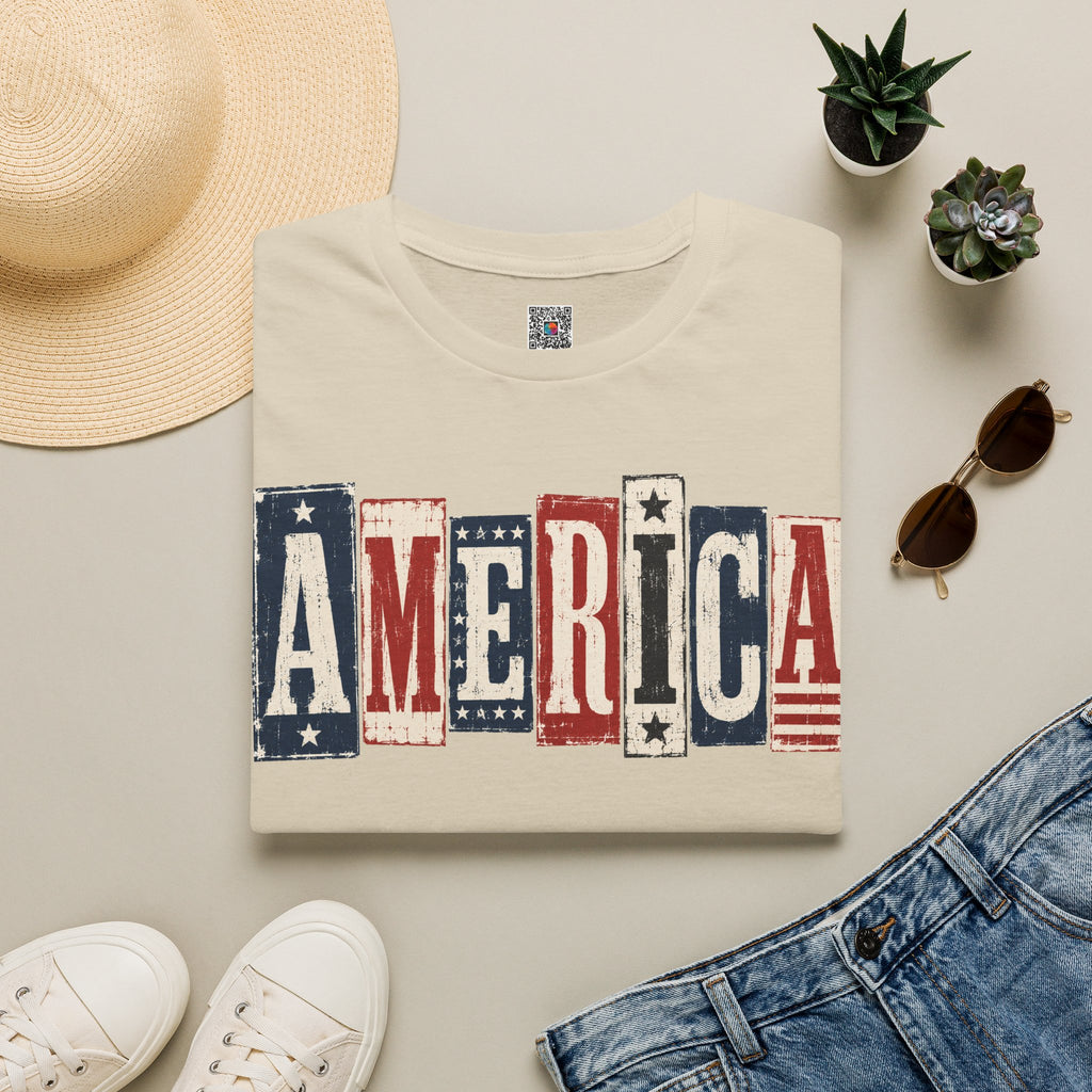 America | Distressed Americana T-Shirt | Cr8tive Designs